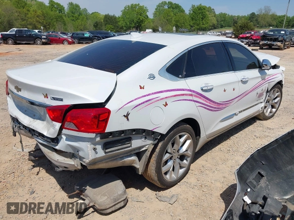 2017 Chevrolet Impala Premier with VIN 1G1145S38HU150772, listed as a IAAI auction lot 41987412 with 163,587 mi miles and . Bid and sale history available at DreamBid. Image 4.