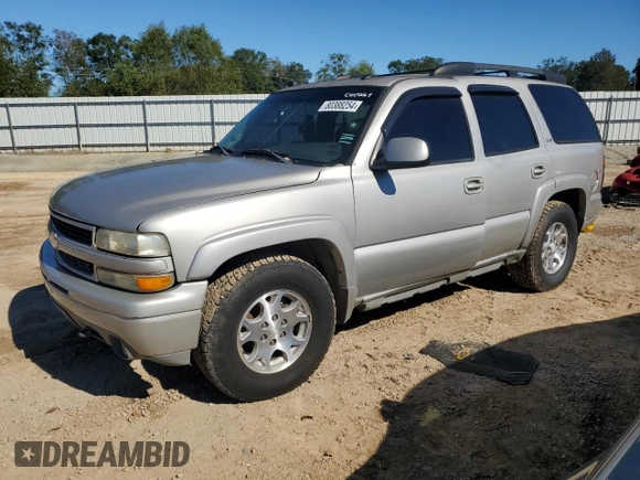 2005 Chevrolet Tahoe Z71 with VIN 1GNEC13T35R220493, listed as a Copart auction lot 80388254 with 253,847 mi miles and Clean title. Bid and sale history available at DreamBid. Image 1.