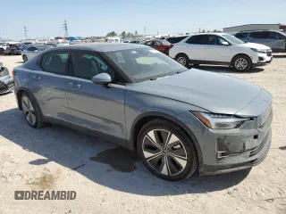 2024 Polestar 2 with VIN YSMFD3KA0RL211074, listed as a Copart auction lot 50263855 with 13,814 mi miles and Salvage Title. Bid and sale history available at carsss.com. Image 4.