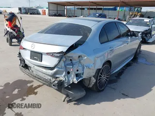2023 Mercedes-Benz C 300 with VIN W1KAF4GB3PR106522, listed as a IAAI auction lot 42024804 with 62,106 mi miles and . Bid and sale history available at DreamBid. Image 4.