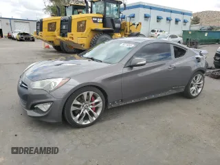 2013 Hyundai Genesis Coupe Grand Touring z VIN KMHHU6KJXDU091854, wystawiony jako Copart lot #56275895 z przebiegiem 113 625 mil mil oraz Szkoda całkowita • Salvage title. Historia ofert i sprzedaży dostępna na DreamBid. Obrazek 1.