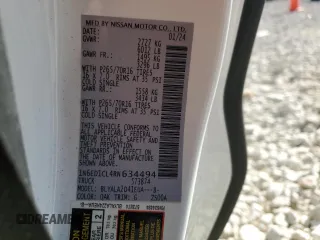 2024 Nissan Frontier S with VIN 1N6ED1CL4RN634494, listed as a Copart auction lot 47622355 with Not provided miles and Salvage title. Bid and sale history available at DreamBid. Image 14.