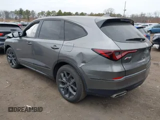 2023 Acura MDX w/A-Spec Package with VIN 5J8YE1H08PL018304, listed as a IAAI auction lot 41281559 with 28,308 mi miles. Bid and sale history available at carsss.com. Image 3.