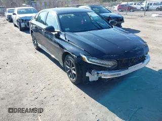 2021 Honda Accord EX-L with VIN 1HGCV1F54MA107240, listed as a IAAI auction lot 42083864 with 41,943 mi miles and . Bid and sale history available at DreamBid. Image 1.