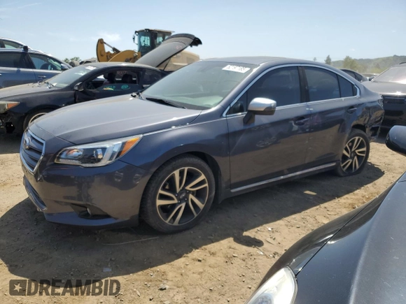 2017 Subaru Legacy Sport with VIN 4S3BNAS61H3049316, listed as a Copart auction lot 52197185 with 101,016 mi miles and Salvage Title. Bid and sale history available at carsss.com. Image 1.