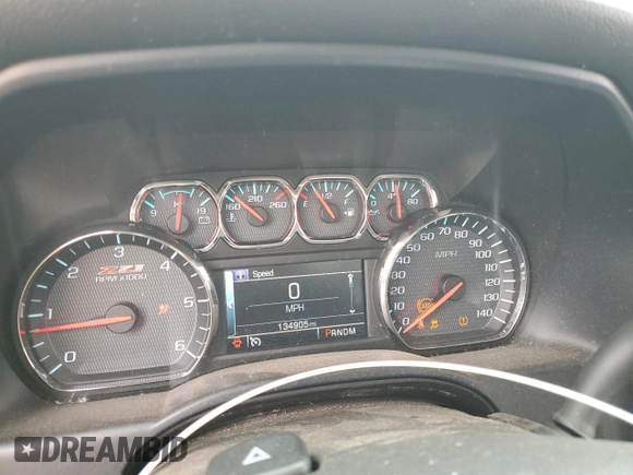 2014 Chevrolet Silverado 1500 LTZ with VIN 1GCVKSEC8EZ210170, listed as a Copart auction lot 48259835 with 134,905 mi miles and Salvage Title. Bid and sale history available at DreamBid. Image 9.