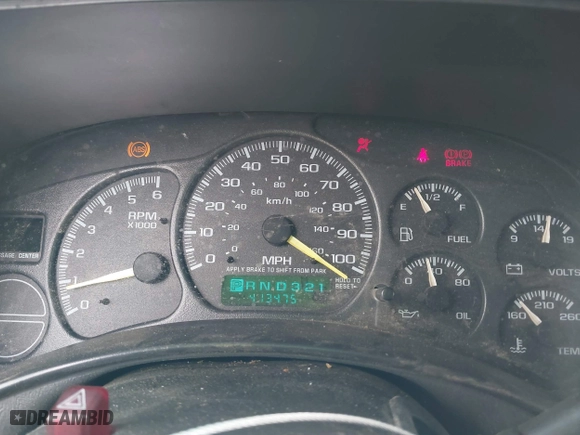 2001 Chevrolet Silverado 1500 LT with VIN 2GCEC19T511122228, listed as a IAAI auction lot 41736673 with 413,475 mi miles. Bid and sale history available at carsss.com. Image 7.