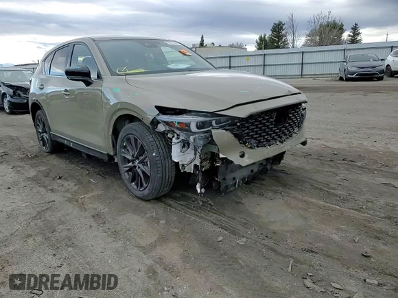 2024 Mazda CX-5 2.5 Carbon Turbo with VIN JM3KFBAY5R0403872, listed as a Copart auction lot 89161145 with 9,601 mi miles and Salvage Title. Bid and sale history available at carsss.com. Image 11.
