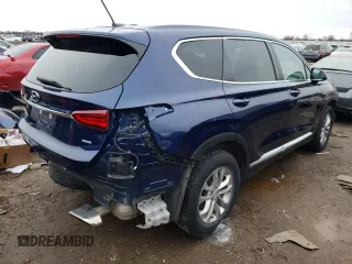 2019 Hyundai Santa Fe SE with VIN 5NMS2CAD3KH104099, listed as a Copart auction lot 37060083 with 75,704 mi miles. Bid and sale history available at carsss.com. Image 3.