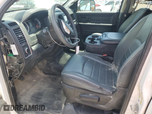2022 Ram 1500 Tradesman with VIN 1C6RR7FG7NS199531, listed as a Copart auction lot 58174725 with 55,730 mi miles and Salvage title. Bid and sale history available at DreamBid. Image 7.