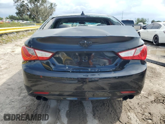 2012 Hyundai Sonata Limited with VIN 5NPEC4AB9CH487419, listed as a Copart auction lot 65476983 with Not Provided miles and Salvage Title. Bid and sale history available at DreamBid. Image 6.