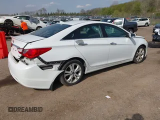 2011 Hyundai Sonata Limited with VIN 5NPEC4ACXBH102893, listed as a IAAI auction lot 42148845 with 80,948 mi miles and . Bid and sale history available at DreamBid. Image 4.