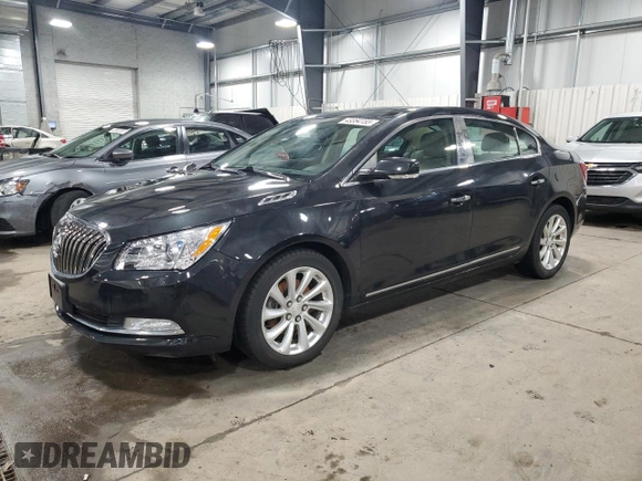 2015 Buick LaCrosse Leather with VIN 1G4GB5G31FF268241, listed as a Copart auction lot 43354155 with 113,499 mi miles and Salvage Title. Bid and sale history available at carsss.com. Image 1.