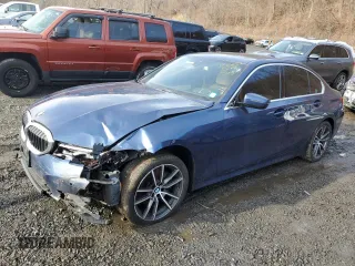 2021 BMW 3 Series 330i xDrive with VIN 3MW5R7J00M8B61086, listed as a Copart auction lot 82925374 with 53,202 mi miles and Non Repairable. Bid and sale history available at carsss.com. Image 1.
