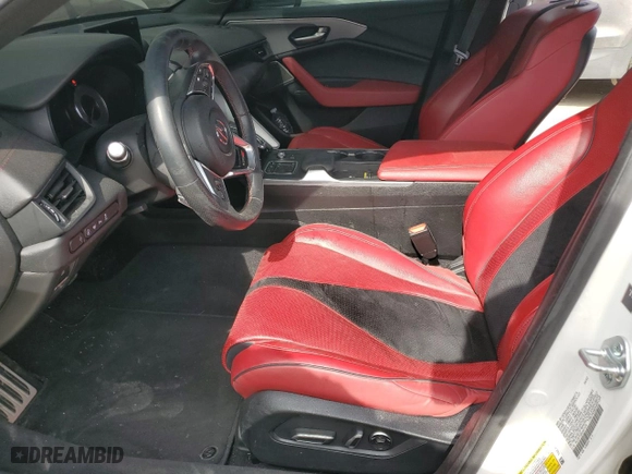 2022 Acura TLX Type S w/Performance Tire with VIN 19UUB7F95NA001576, listed as a Copart auction lot 47539435 with 0 mi miles and Salvage Title. Bid and sale history available at carsss.com. Image 7.