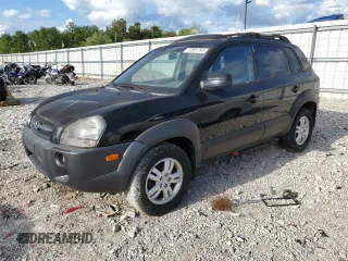 2006 Hyundai Tucson GLS with VIN KM8JN72D06U343113, listed as a Copart auction lot 71891754 with 195,945 mi miles and Clean Title. Bid and sale history available at carsss.com. Image 1.