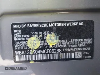 2021 BMW 5 Series M550i xDrive z VIN WBA13BK04MCF86288, wystawiony jako IAAI lot #41949946 z przebiegiem 40 944 mil mil oraz . Historia ofert i sprzedaży dostępna na DreamBid. Obrazek 9.