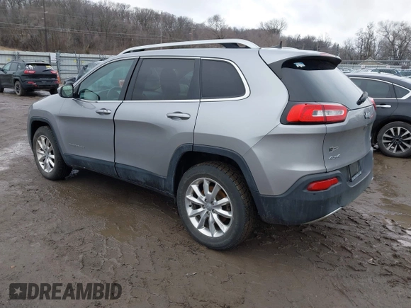 2017 Jeep Cherokee Limited with VIN 1C4PJMDB6HW537351, listed as a IAAI auction lot 41714970 with 161,193 mi miles and . Bid and sale history available at DreamBid. Image 3.