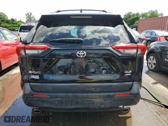 2019 Toyota RAV4 XLE with VIN JTMP1RFV6KJ004571, listed as a Copart auction lot 56397454 with 92,932 mi miles and Non Repairable. Bid and sale history available at carsss.com. Image 6.