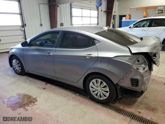 2016 Hyundai Elantra SE with VIN 5NPDH4AE3GH739453, listed as a Copart auction lot 50369545 with 154,018 mi miles and Non Repairable. Bid and sale history available at carsss.com. Image 2.