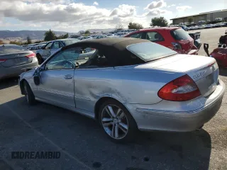 2006 Mercedes-Benz CLK 350 with VIN WDBTK56J66F177886, listed as a Copart auction lot 80913444 with 85,589 mi miles and Salvage Title. Bid and sale history available at DreamBid. Image 2.