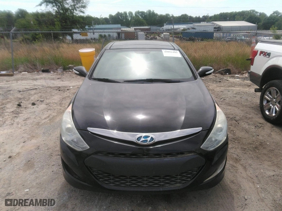 2015 Hyundai Sonata Hybrid Limited with VIN KMHEC4A4XFA119744, listed as a IAAI auction lot 42091103 with 1 mi miles. Bid and sale history available at carsss.com. Image 12.