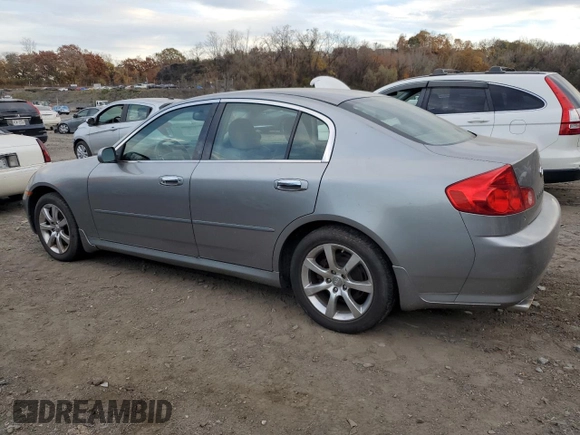 2006 Infiniti G35 with VIN JNKCV51F86M617306, listed as a Copart auction lot 78437824 with 121,759 mi miles and Clean Title. Bid and sale history available at DreamBid. Image 2.