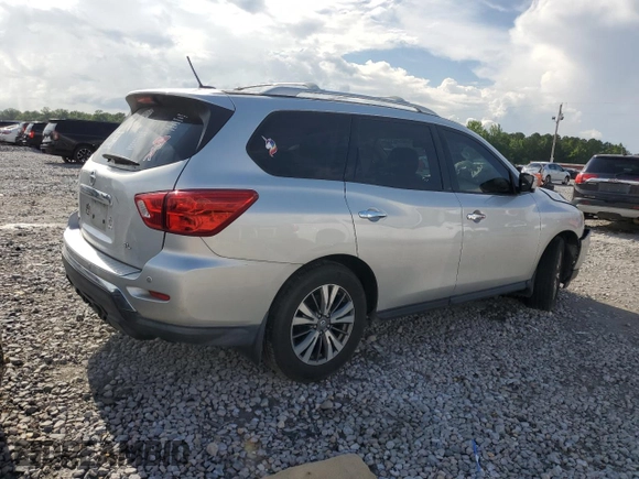 2017 Nissan Pathfinder SL with VIN 5N1DR2MNXHC675899, listed as a Copart auction lot 59728355 with 145,402 mi miles and Salvage title. Bid and sale history available at DreamBid. Image 3.