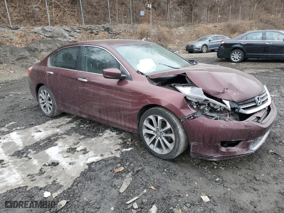 2015 Honda Accord Sedan Sport with VIN 1HGCR2F59FA093414, listed as a Copart auction lot 88124645 with 216,167 mi miles and Non Repairable. Bid and sale history available at carsss.com. Image 4.