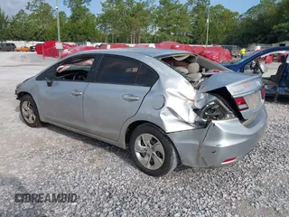 2013 Honda Civic LX with VIN 2HGFB2F57DH541438, listed as a IAAI auction lot 42442852 with Not provided miles and . Bid and sale history available at DreamBid. Image 3.