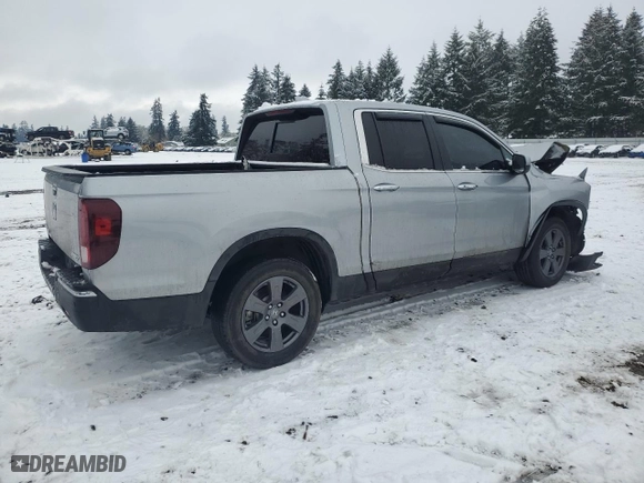2020 Honda Ridgeline RTL-E with VIN 5FPYK3F72LB024204, listed as a Copart auction lot 44781355 with 32,785 mi miles and Salvage Title. Bid and sale history available at carsss.com. Image 3.