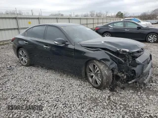 2020 Infiniti Q50 3.0t SPORT with VIN JN1EV7AP7LM205102, listed as a Copart auction lot 43652135 with 68,075 mi miles and Salvage Title. Bid and sale history available at carsss.com. Image 4.
