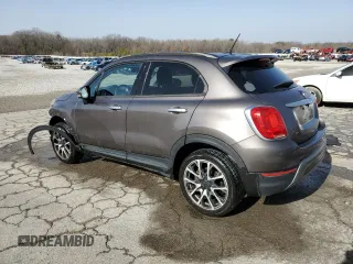 2017 FIAT 500X Urbana Edition with VIN ZFBCFXCB6HP590244, listed as a Copart auction lot 42720365 with 107,748 mi miles and Salvage title. Bid and sale history available at DreamBid. Image 2.