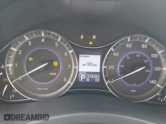 2012 Infiniti QX56 8-passenger with VIN JN8AZ2ND4C9716728, listed as a IAAI auction lot 42501339 with 216,302 mi miles and . Bid and sale history available at DreamBid. Image 7.