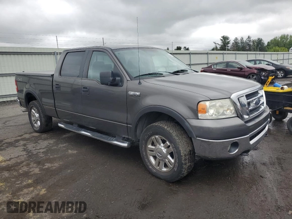 2007 Ford F-150 XLT with VIN 1FTPW14577FB17770, listed as a Copart auction lot 58917245 with 93,133 mi miles and Salvage title. Bid and sale history available at DreamBid. Image 4.