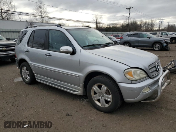 2005 Mercedes-Benz M 500 with VIN 4JGAB75E65A532359, listed as a Copart auction lot 41510825 with 139,916 mi miles and Salvage title. Bid and sale history available at DreamBid. Image 4.