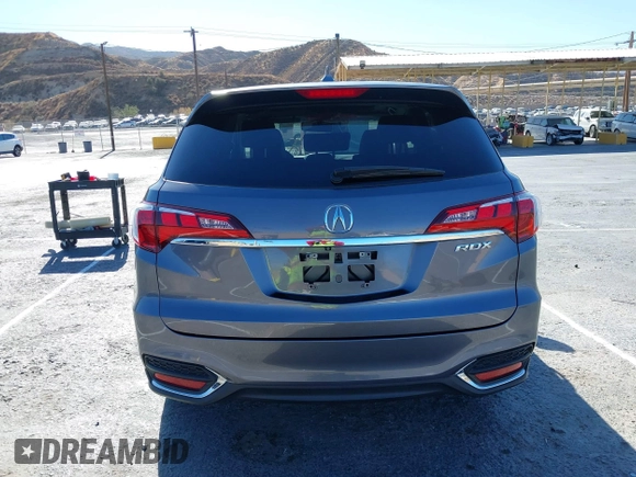 2017 Acura RDX with VIN 5J8TB3H35HL014687, listed as a IAAI auction lot 41353899 with 57,485 mi miles. Bid and sale history available at carsss.com. Image 16.