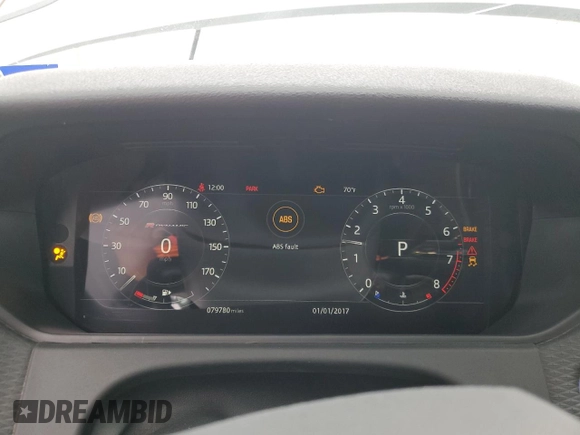 2018 Land Rover Range Rover Velar R-Dynamic SE with VIN SALYL2RV2JA747334, listed as a Copart auction lot 59562655 with 79,780 mi miles and Salvage title. Bid and sale history available at DreamBid. Image 9.