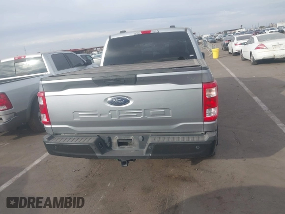 2023 Ford F-150 XL with VIN 1FTFW1ED9PFA89505, listed as a IAAI auction lot 41260198 with 56,805 mi miles. Bid and sale history available at carsss.com. Image 16.