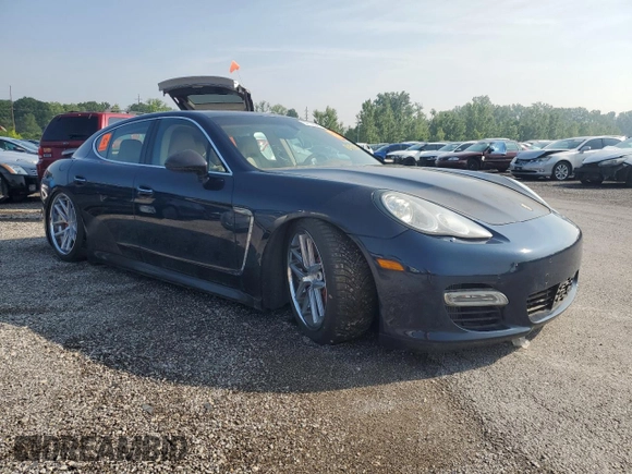 2010 Porsche Panamera Turbo with VIN WP0AC2A77AL091335, listed as a Copart auction lot 57105045 with 139,769 mi miles and Clean title. Bid and sale history available at DreamBid. Image 4.