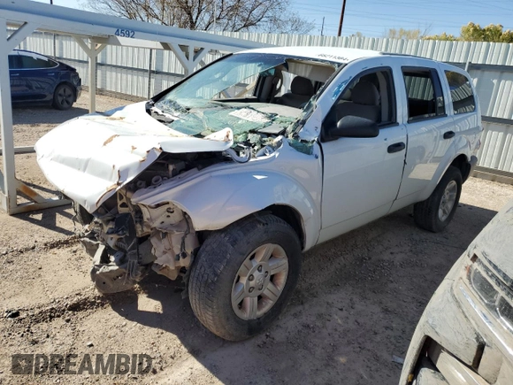 2004 Dodge Durango SXT with VIN 1D4HD38N14F133672, listed as a Copart auction lot 66211384 with 147,186 mi miles and Clean title. Bid and sale history available at DreamBid. Image 1.