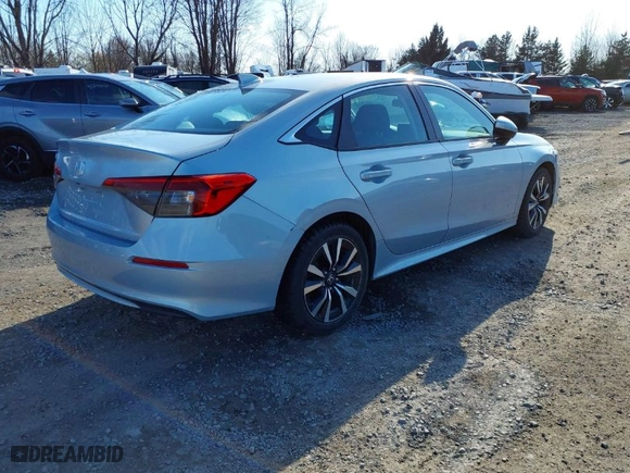 2022 Honda Civic Sedan EX with VIN 2HGFE1F76NH308591, listed as a IAAI auction lot 41658874 with 40,391 mi miles. Bid and sale history available at carsss.com. Image 4.