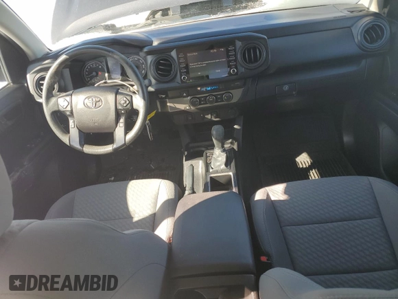 2022 Toyota Tacoma SR with VIN 3TYRZ5CN2NT020227, listed as a Copart auction lot 46265055 with 23,878 mi miles and Salvage title. Bid and sale history available at DreamBid. Image 8.