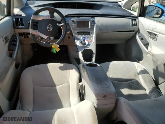 2013 Toyota Prius One with VIN JTDKN3DU7D5647125, listed as a Copart auction lot 47141885 with 263,194 mi miles and Salvage Title. Bid and sale history available at carsss.com. Image 8.