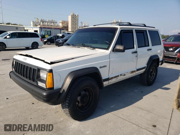 1996 Jeep Cherokee SE with VIN 1J4FT28S3TL197827, listed as a Copart auction lot 75443574 with 116,660 mi miles and Salvage Title. Bid and sale history available at carsss.com. Image 1.