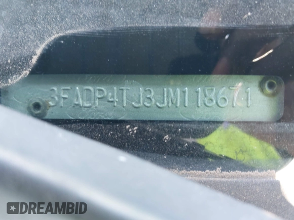 2018 Ford Fiesta S with VIN 3FADP4TJ3JM118671, listed as a IAAI auction lot 42451701 with Not provided miles and . Bid and sale history available at DreamBid. Image 9.