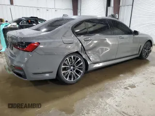 2021 BMW 7 Series 750i xDrive with VIN WBA7U2C0XMCF73616, listed as a Copart auction lot 62939935 with 57,052 mi miles and Salvage title. Bid and sale history available at DreamBid. Image 3.