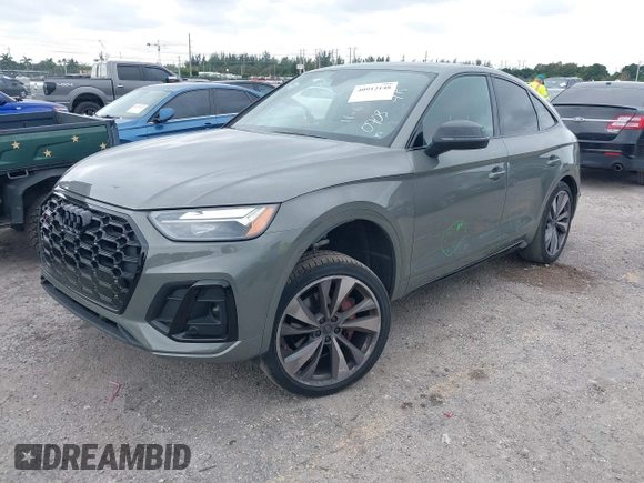 2023 Audi SQ5 Sportback Premium Plus with VIN WA124AFY7P2070703, listed as a IAAI auction lot 40912148 with 19,414 mi miles and . Bid and sale history available at DreamBid. Image 18.