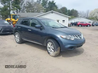 2014 Nissan Murano SL with VIN JN8AZ1MW4EW527241, listed as a IAAI auction lot 42024560 with 114,622 mi miles. Bid and sale history available at carsss.com. Image 1.