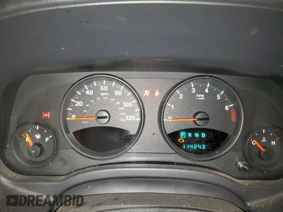 2011 Jeep Compass with VIN 1J4NT1FA1BD159862, listed as a Copart auction lot 42010635 with 114,243 mi miles and Salvage Title. Bid and sale history available at carsss.com. Image 9.